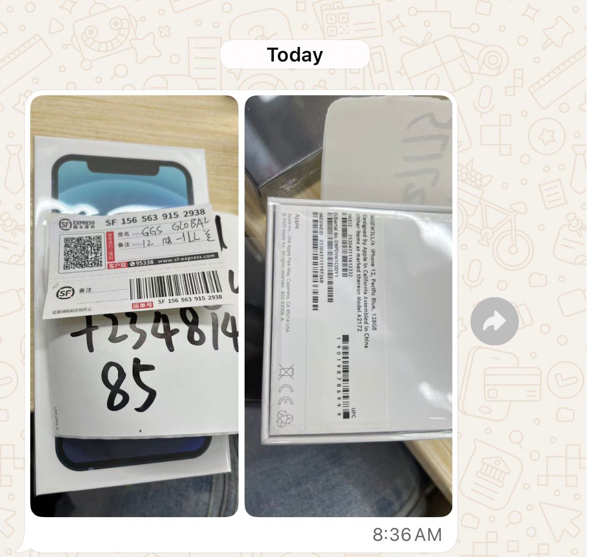 iPhone 12 sealed box GGS Global delivery
